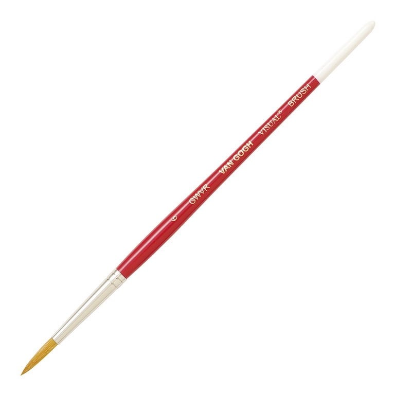 ヴァンゴッホビジュアル筆（丸筆）＃6  (GWVR-#6)  /ターレンス