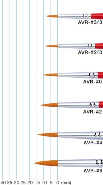 ターレンス ロングビジュアル筆 ラウンド＃2／0  (AVR#2/0)  /ターレンス