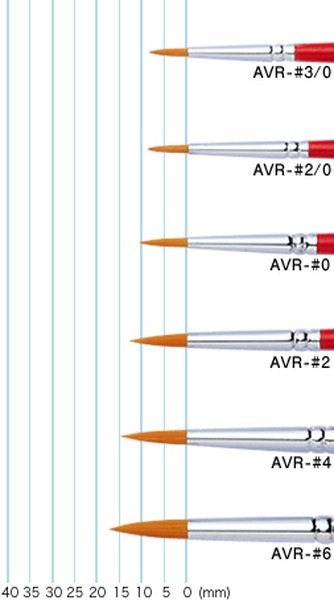 ターレンス ロングビジュアル筆 ラウンド＃4  (AVR#4)  /ターレンス