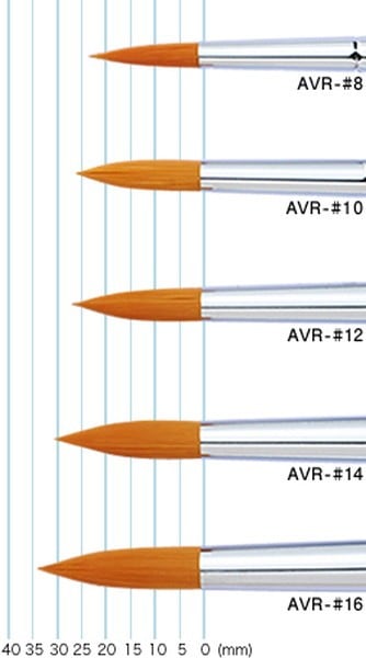 ターレンス ロングビジュアル筆 ラウンド＃10  (AVR#10)  /ターレンス