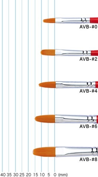 ターレンス ロングビジュアル筆 フィルバート＃6  (AVB#6)  /ターレンス