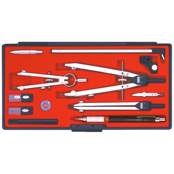 ウチダ(マービー) ＱＢコンパスセット 13品組 品番：1-730-7413