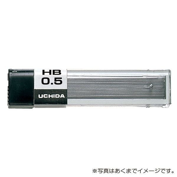 ウチダ(マービー) ドローイングシャープ用芯 0．5ｍｍ ＨＢ（30本入り） 品番：1-826-0100