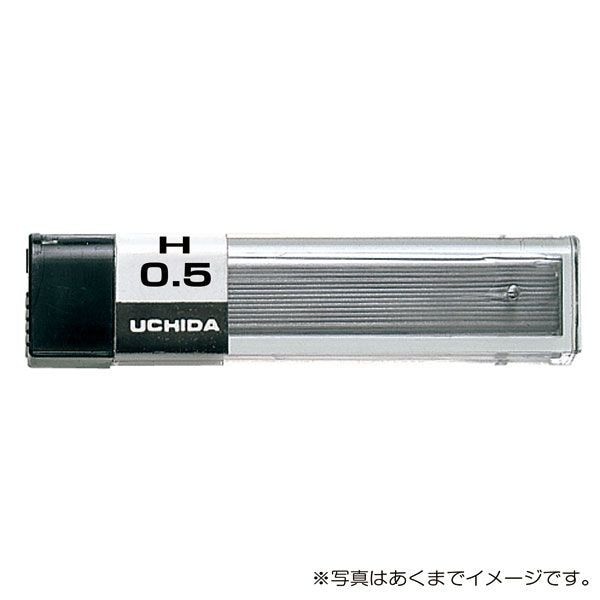 ウチダ(マービー) ドローイングシャープ用芯 0．5ｍｍ Ｈ（30本入り） 品番：1-826-0101