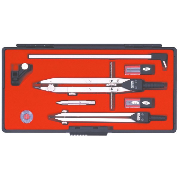 ウチダ（マービー） ＱＢコンパスセット 9品組 品番：010-0007