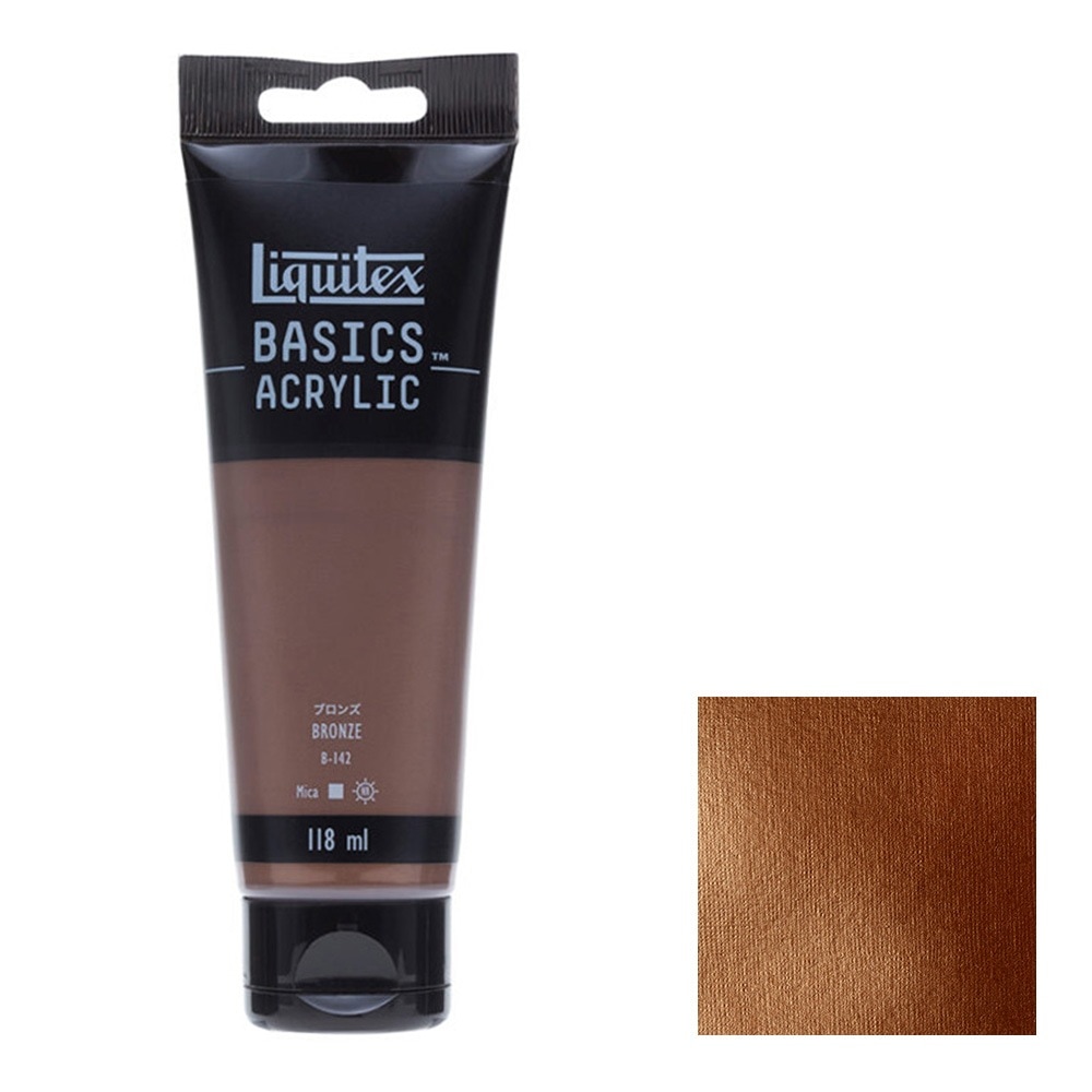 アクリル絵具Liquitex リキテックス ベーシックス ブロンズ B-142 118ml チューブ