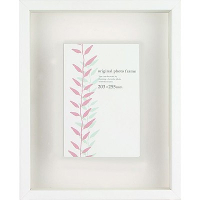 クリアボックスフレーム ホワイト インチサイズ (203×255mm)  APJ アートプリントジャパン