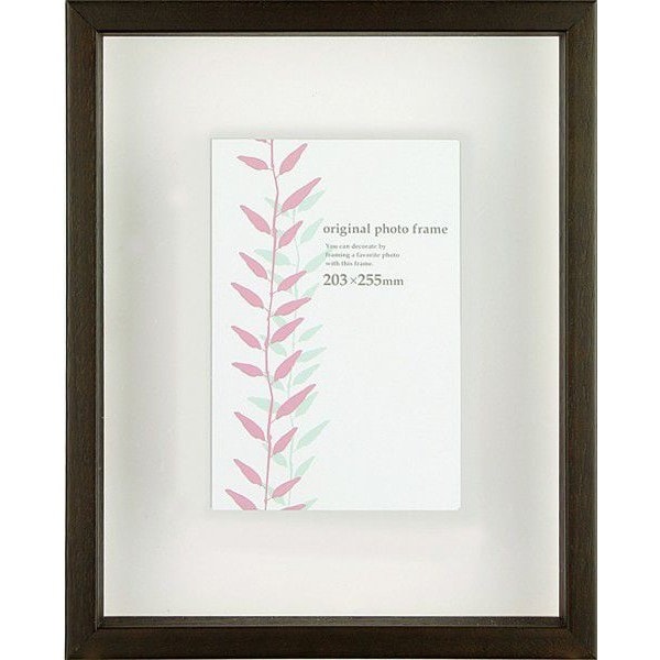 クリアボックスフレーム オーク 20角サイズ (200×200mm)  APJ アートプリントジャパン