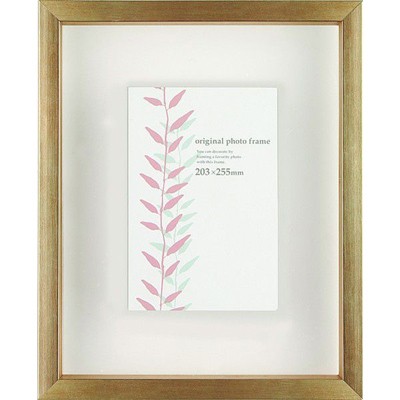 クリアボックスフレーム シャンパンゴールド 20角サイズ (200×200mm)  APJ アートプリントジャパン