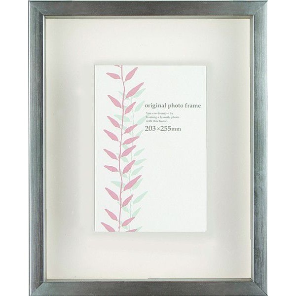 クリアボックスフレーム ヘアラインシルバー B3サイズ (364×515mm)  APJ アートプリントジャパン