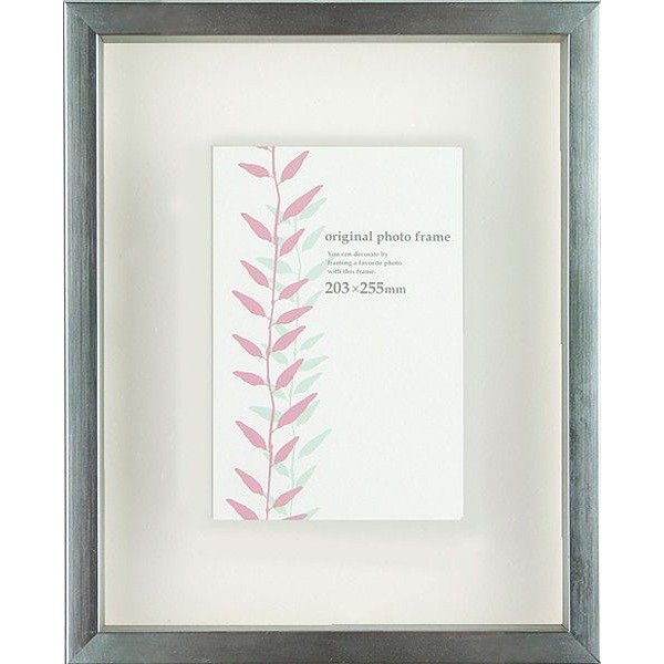 クリアボックスフレーム ヘアラインシルバー A4サイズ (210×297mm)  APJ アートプリントジャパン