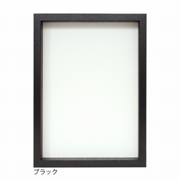 グラーノボックスフレーム ブラック 25角サイズ (250×250mm)  APJ アートプリントジャパン