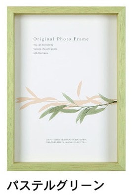 アートボックスフレーム(高さ35mm) パステルグリーン 太子サイズ (288×379mm)  APJ アートプリントジャパン