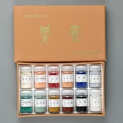 ナカガワ胡粉絵具 鳳凰 岩絵具セット 12色セット 黄函D【天然】 000780