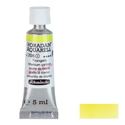 シュミンケ ホラダム チューブ(5mL) 206 チタニウム イエロー TU206-S3 透明水彩