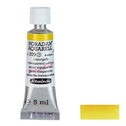 シュミンケ ホラダム チューブ(5mL) 209 トランスペアレント イエロー TU209-S2 透明水彩