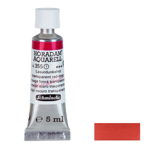 シュミンケ ホラダム チューブ(5mL) 355 トランスペアレントレッドディープ TU355-S1 透明水彩