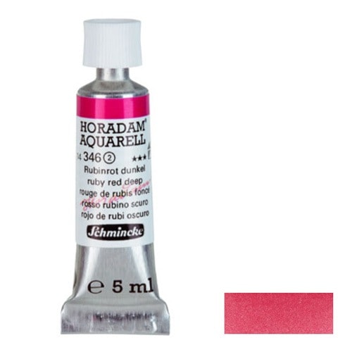 シュミンケ ホラダム チューブ(5mL) 346 ルビーレッドディープ TU346-S2 透明水彩