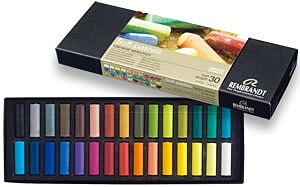 レンブラント ソフトパステル ハーフ30色セット T300C30.5  TALENS REMBRANDT