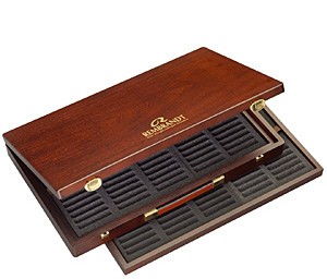 レンブラント ソフトパステル エンプティボックス（150本用） T5081-4150　※木箱のみ  TALENS REMBRANDT