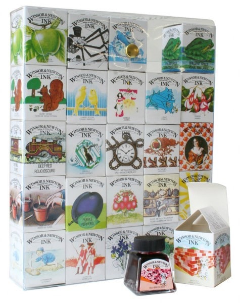 W&N ドローイングインク 14ml ボトル25色セット 19509825