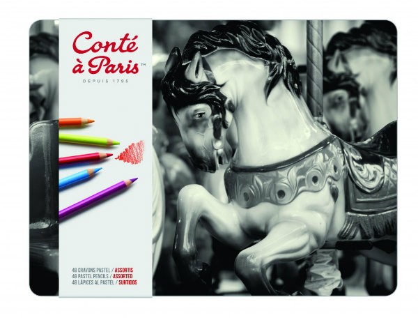 コンテ・ア・パリ パステルペンシル アソートセット 48色セット 22409017 conte a paris （紙函）