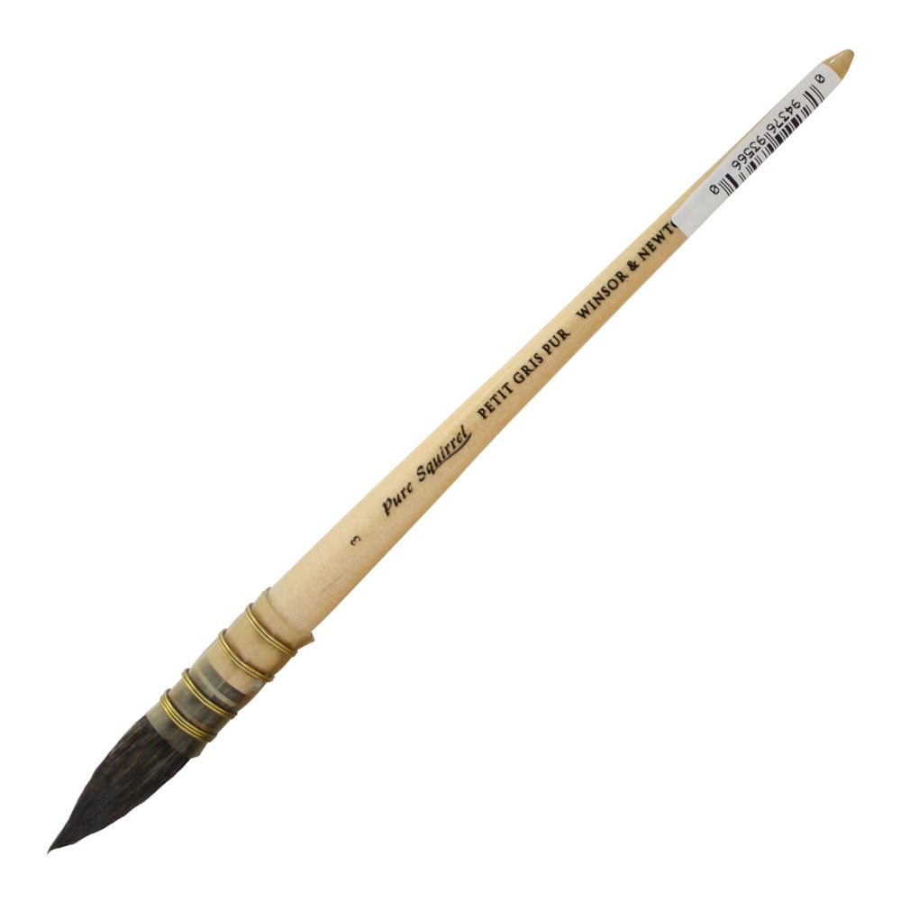 W&N ピュア スクイレル ブラシ No.3 (20001303)　羽管ブラシ ブルーリス毛