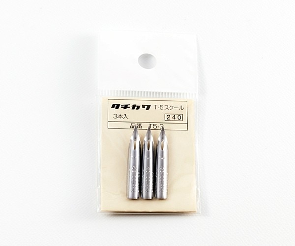 タチカワ ペン先 コミックペン T-5スールペン 3本入り　T53