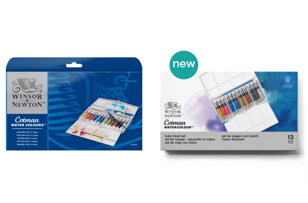 W&N CWC チューブ トラベルセット (8ml 12色) 18909377 コットマン ウォーターカラー ウィンザー＆ニュートン