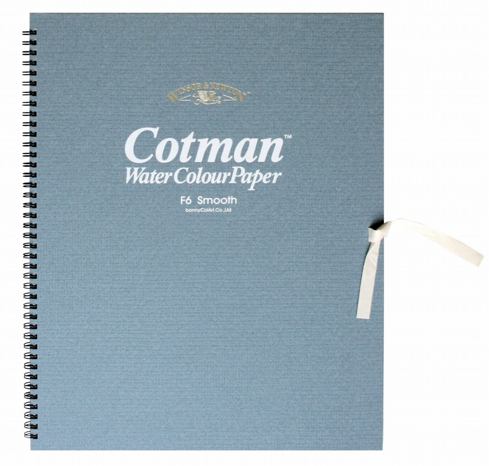 W&N コットマンスケッチブック 細目・Smooth　270g/m2  F6（318 × 410mm/18 枚） 19201006