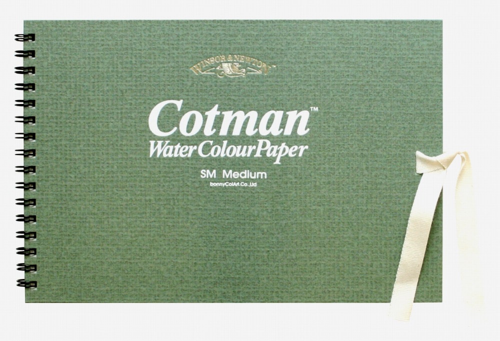W&N コットマンスケッチブック 中目・Medium　270g/m2  SM（227 × 158mm/18 枚） 19202009