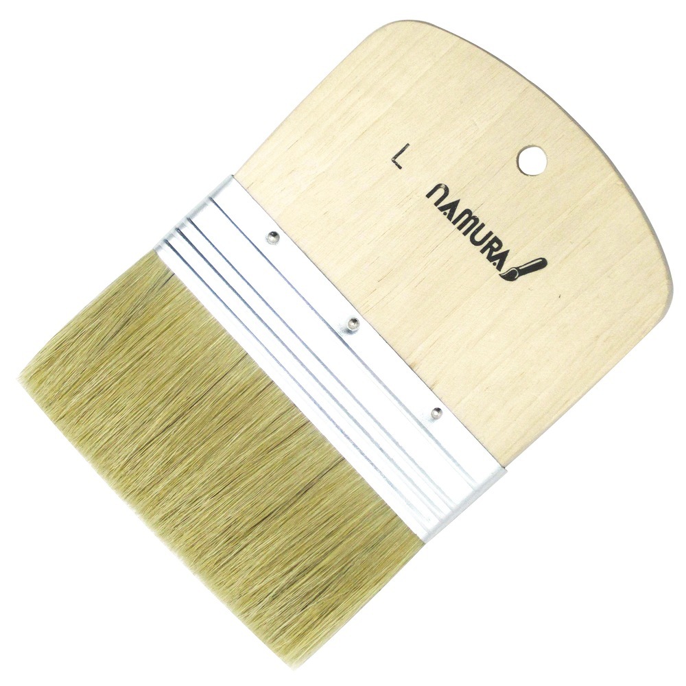 名村大成堂 地塗リ刷毛(105mm)L (81237073) 油彩画刷毛