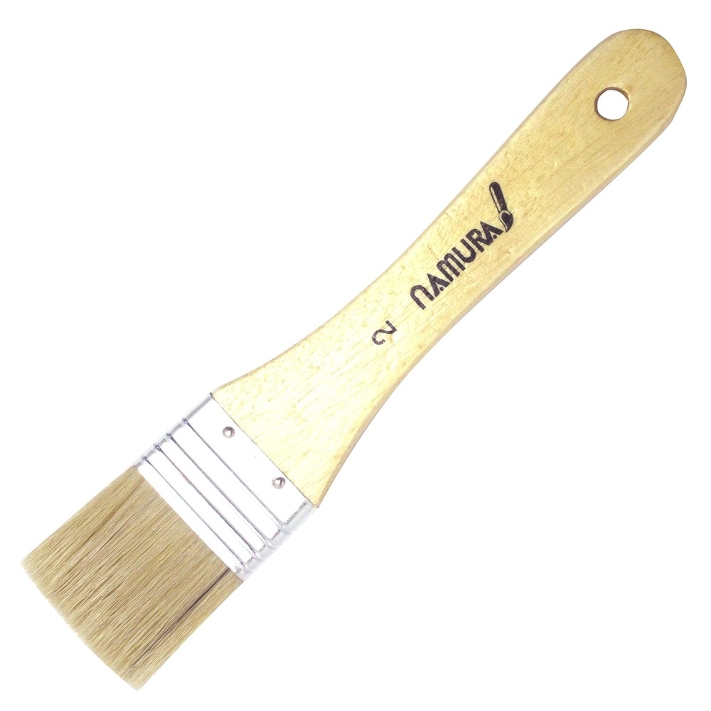 名村大成堂 オイルカラーブラシ(40mm)No.2 (81238023) 油彩画刷毛