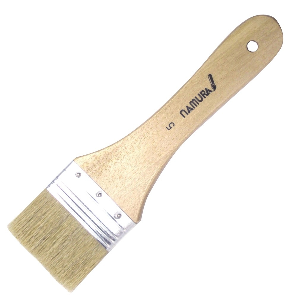 名村大成堂 オイルカラーブラシ(67mm)No.5 (81238053) 油彩画刷毛