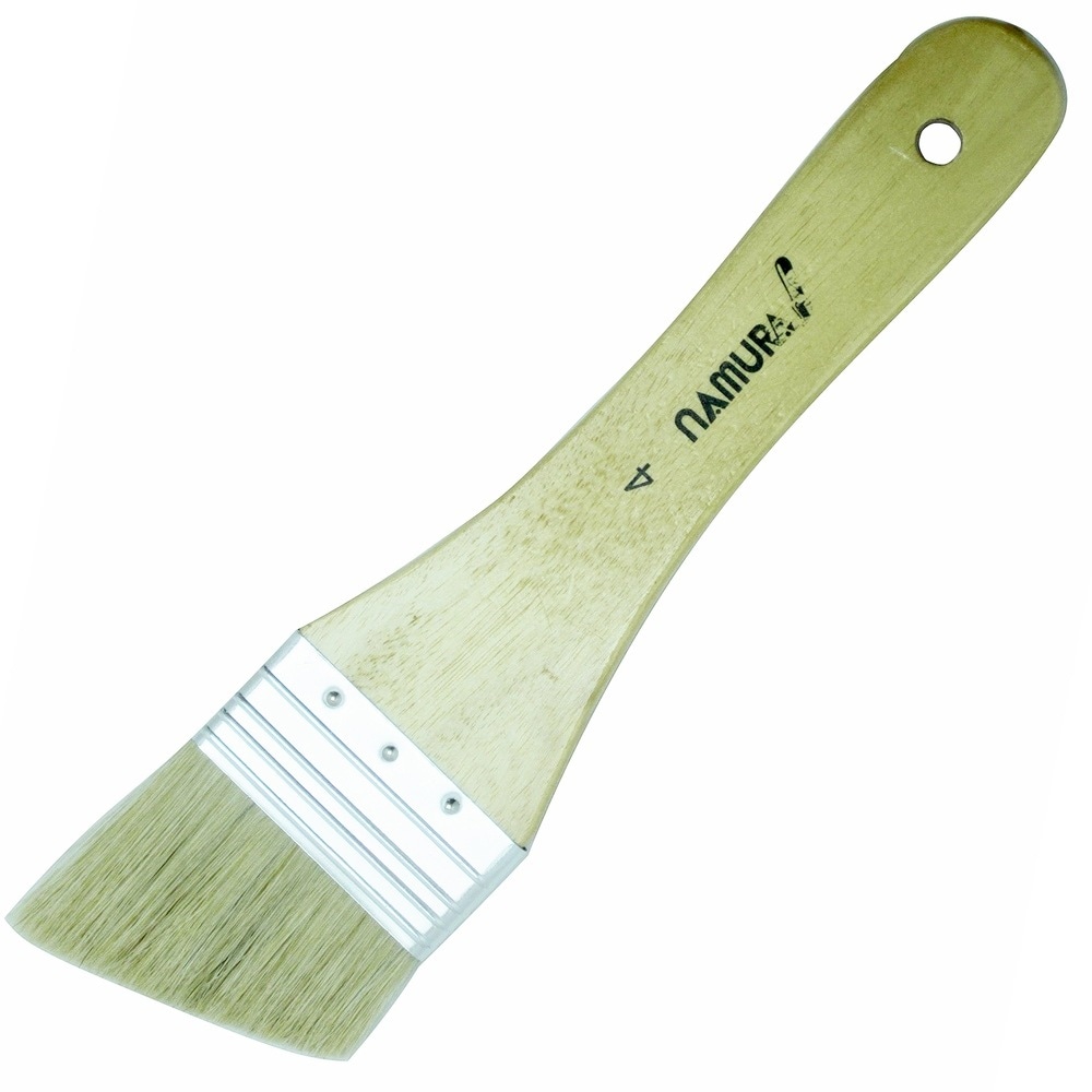 名村大成堂 豚スラントブラシ(64mm)No.4 (81238144) 油彩画刷毛