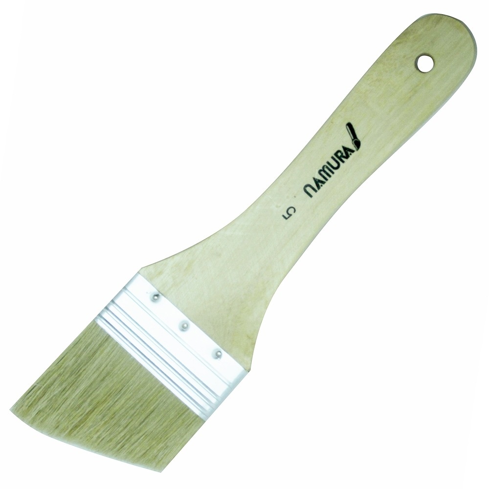 名村大成堂 豚スラントブラシ(78mm)No.5 (81238154) 油彩画刷毛