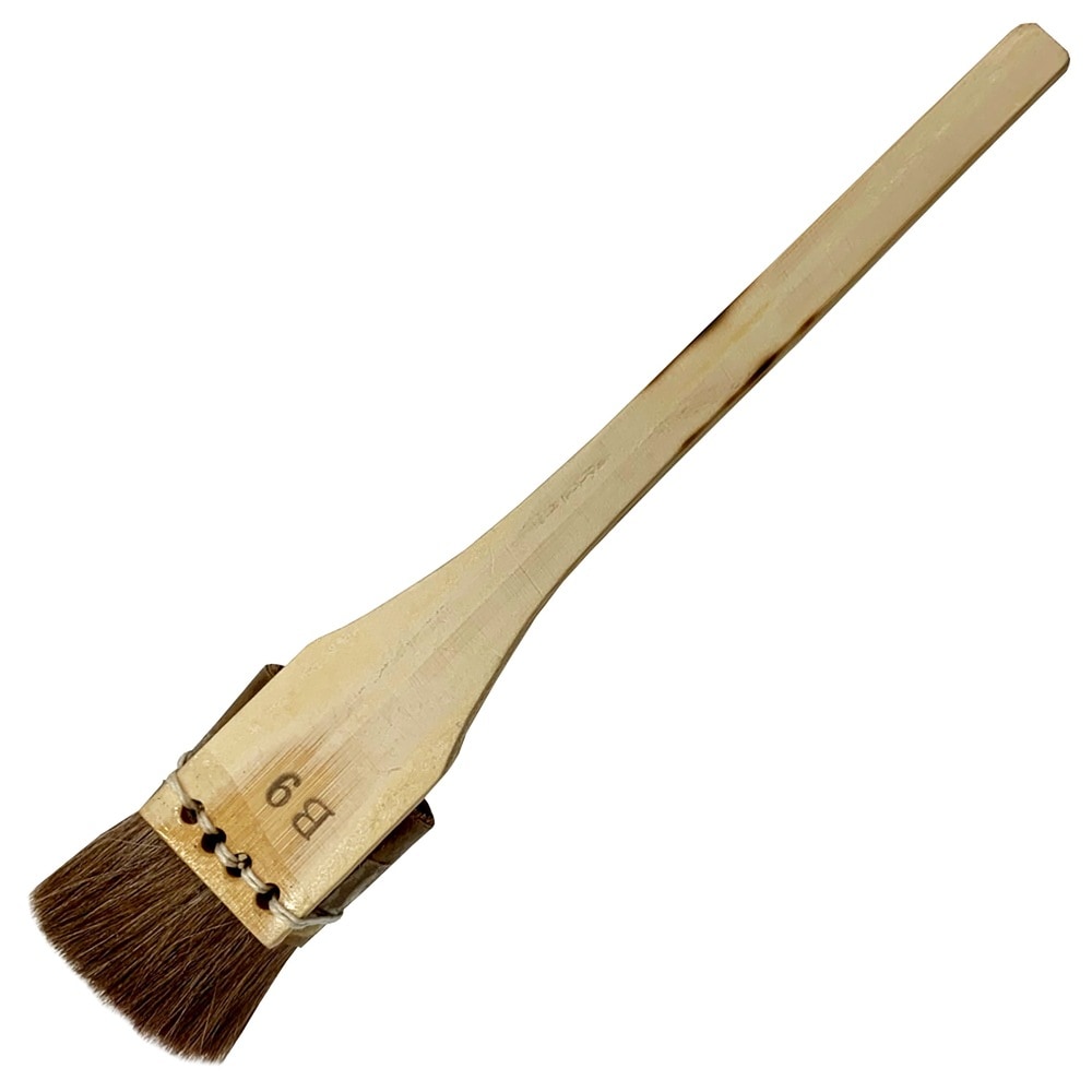 名村大成堂 Bボカシ刷毛(馬)No.9 (81322093) ボタン刷毛