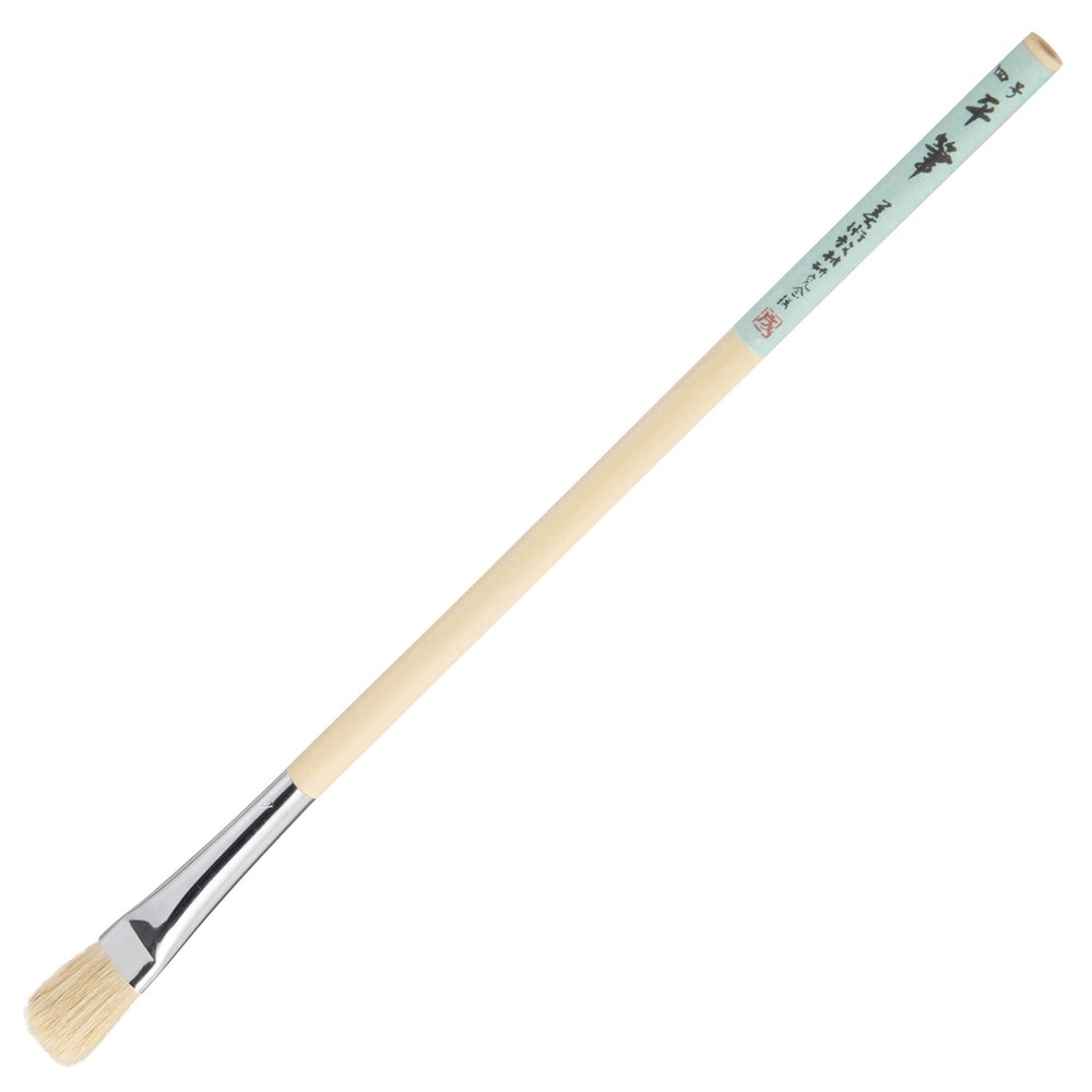 名村大成堂 美術教材用平筆4号 (81406004) デザイン・アクリル筆