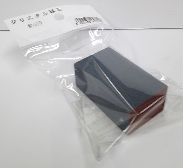 クリスタル砥石M-24 #400 (研磨道具)  漆工芸用品