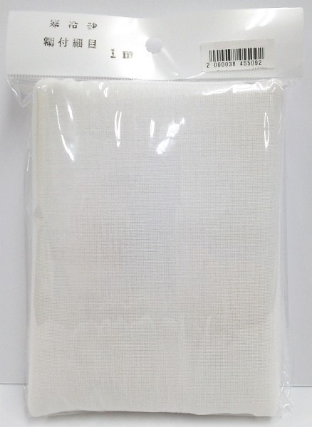 綿寒冷紗 糊付細目 1m×幅1m (紙・布類)  漆工芸用品