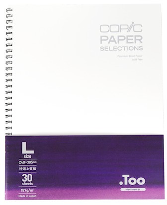 コピックスケッチブック Lサイズ（30枚綴じ） Copic .Too