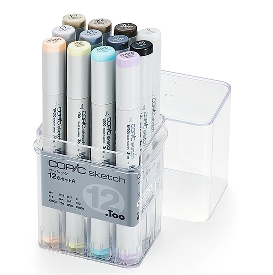 コピックスケッチ ベーシック 12色セット A 12502079