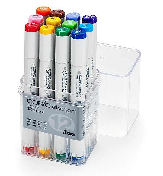 コピックスケッチ ベーシック 12色セット C 12502081