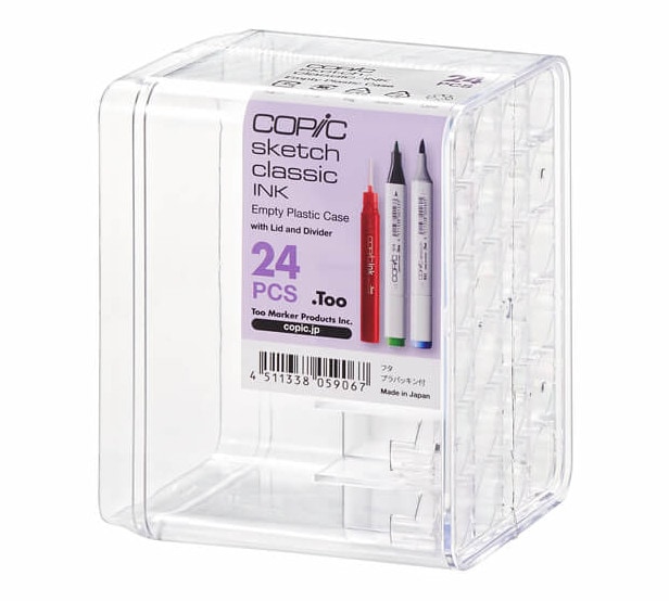 コピック（スケッチ・クラシック・コピックインク）共通プラケース24 本用 11510024
