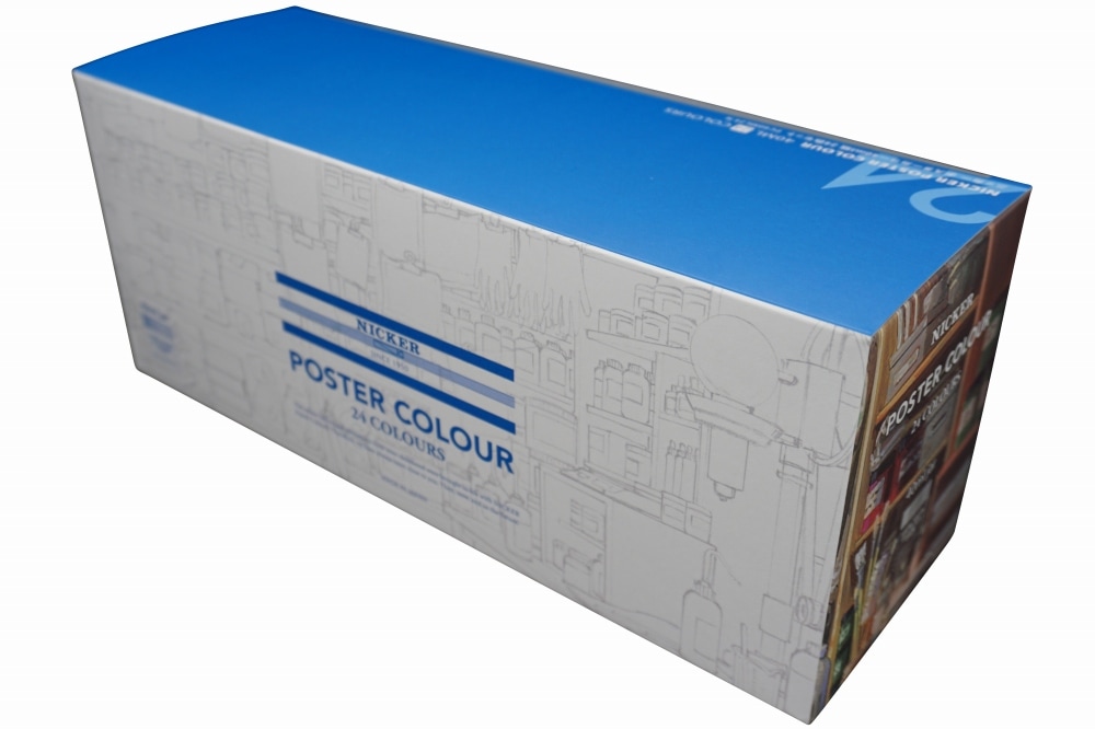 ニッカーポスターカラー 40ml PC中瓶24色セット PC40ML24N | アーク