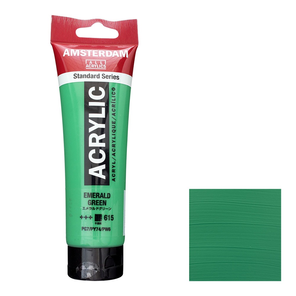 アムステルダム アクリリックカラー 120mL エメラルドグリーン T1709-615 スタンダードカラー