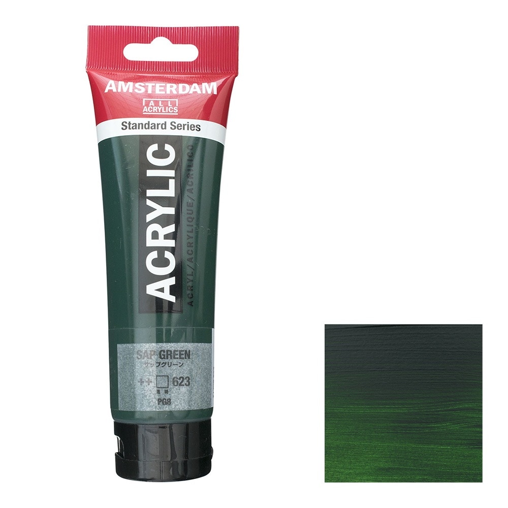 アムステルダム アクリリックカラー 120mL サップグリーン T1709-623 スタンダードカラー