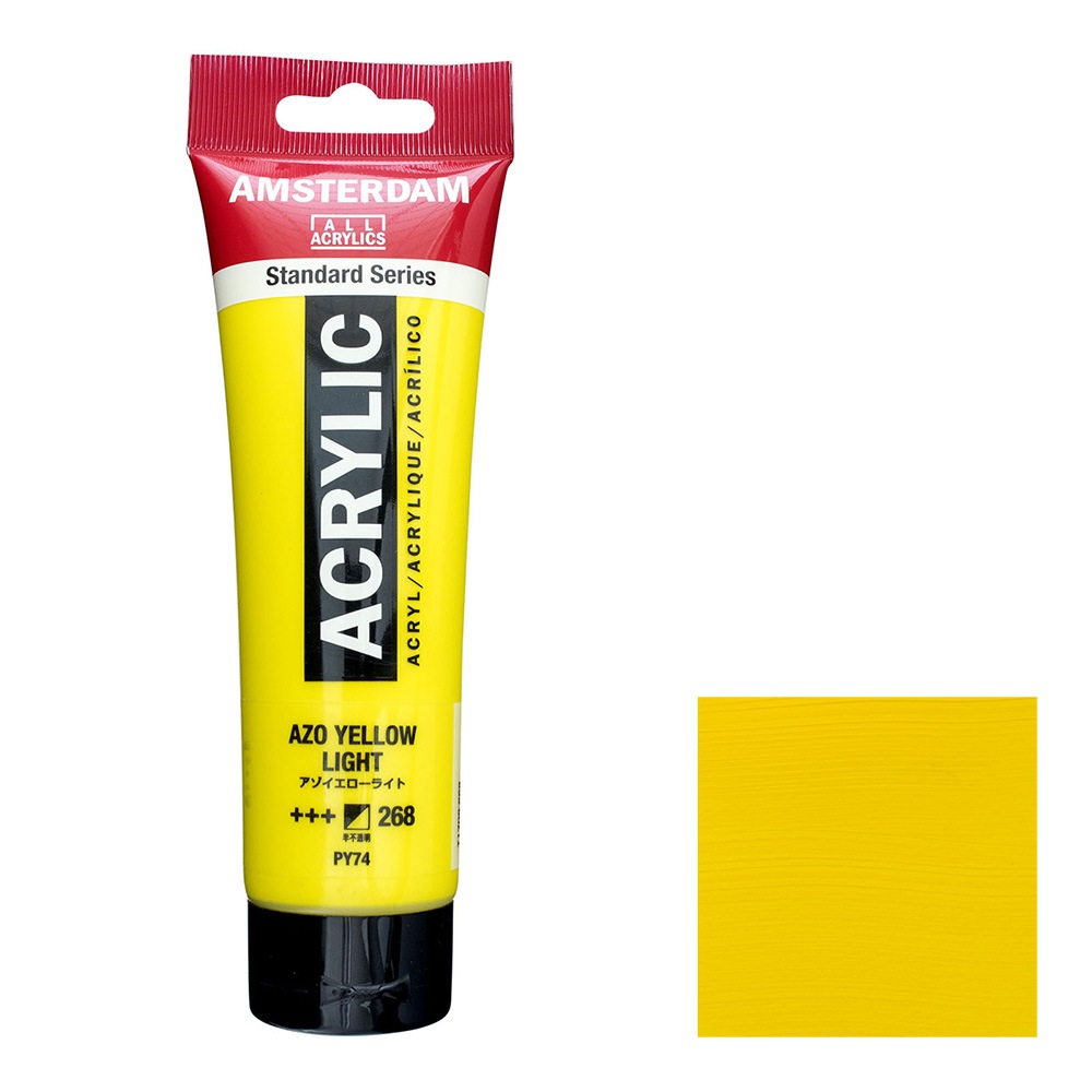 アムステルダム アクリリックカラー 120mL アゾイエローライト T1709-268 スタンダードカラー