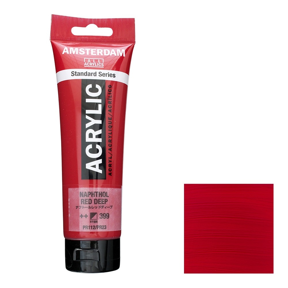 アムステルダム アクリリックカラー 120mL ナフトールレッドディープ T1709-399 スタンダードカラー