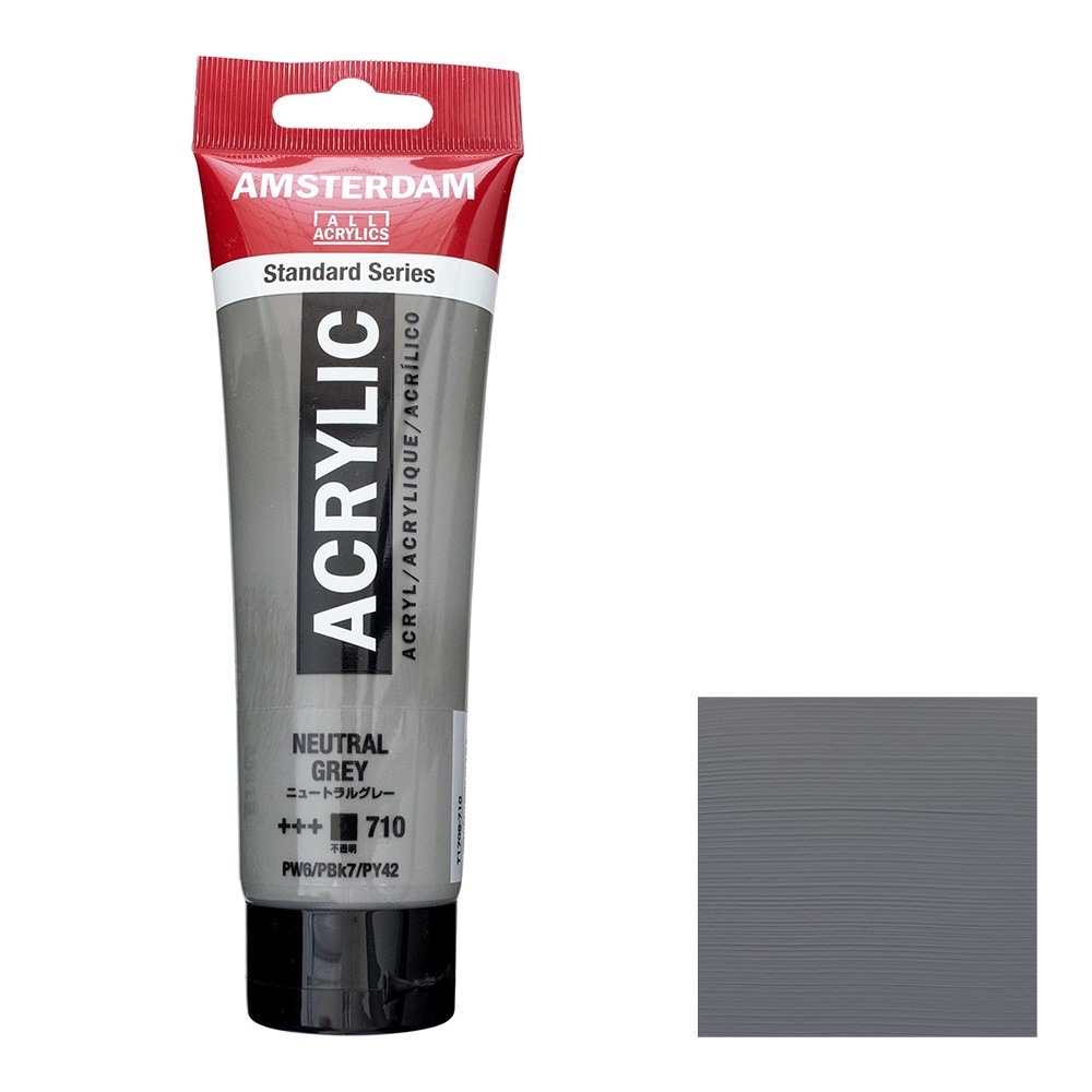 アムステルダム アクリリックカラー 120mL ニュートラルグレー T1709-710 スタンダードカラー
